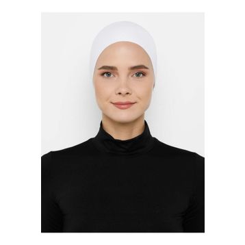 Ecardin 85511 Dikişsiz Bone -Beyaz