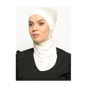 Ecardin Ekru Pratik Hijab Bone