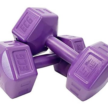 Ecgspor 2x5 kg Mor Dambıl Seti