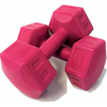 Ecgspor 3 kg Fuşya Dambıl ve Ağırlık Seti Seti Fitness