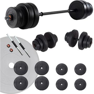 Ecgspor 35 kg Vinyl Halter Dambıl Seti Fitness Seti Ağırlık Seti