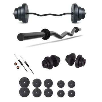 Ecgspor Z Bar 55 kg Dambıl Seti Ve Fitness Ağırlık Seti