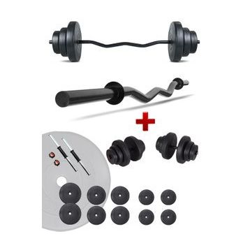 Ecgspor Z Bar 55 kg Dambıl Seti Ve Fitness Ağırlık Seti