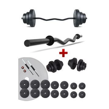 Ecgspor Z Bar 95 kg Dambıl Seti Ve Fitness Ağırlık Seti