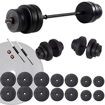 Ecgspor Z Bar 95 kg Dambıl Seti Ve Fitness Ağırlık Seti