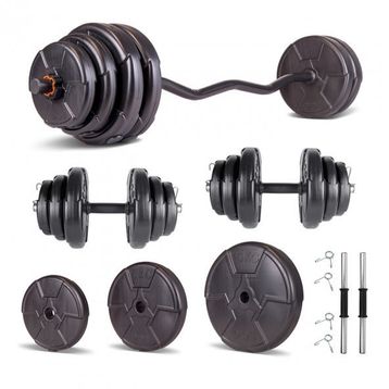 Ecgspor Z Bar 95 kg Dambıl Seti Ve Fitness Ağırlık Seti