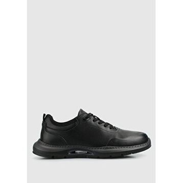 Eclipse Ürün Kodu:5599668301100 Siyah Deri Erkek Sneaker