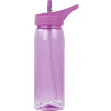 Eco Vessel 0.75 Lt Pembe Tritan Plastik Termos