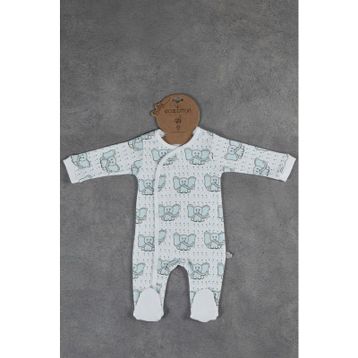 Ecocotton Borneo Mint 0-3 Ay Bebek Tulumu