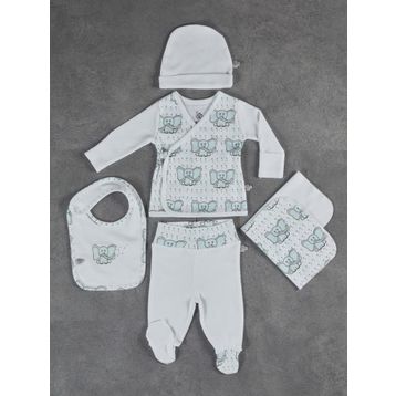 Ecocotton Borneo Mint 0-3 Ay Bebek Tulumu
