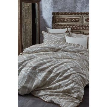 Ecocotton Colossae Siyah Organik Pamuk Çift Kişilik Nevresim Takımı