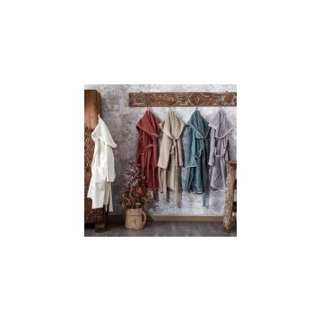 Ecocotton Ecosoft Gri Kadın Bornoz
