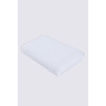 Ecocotton Elena Beyaz 50x80 cm Ayak Havlusu