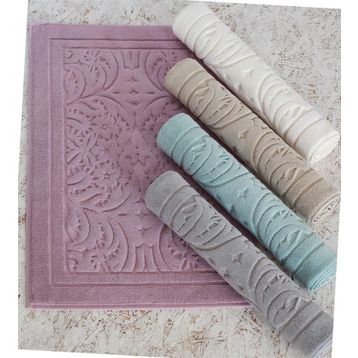 Ecocotton Elenora Gri Pamuk 50x80 cm Banyo Paspası