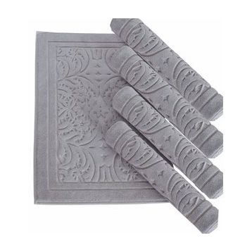 Ecocotton Elenora Gri Pamuk 50x80 cm Banyo Paspası
