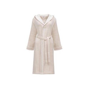 Ecocotton Hasna Terra %100 Organik Pamuk Keten Kadın Bornoz
