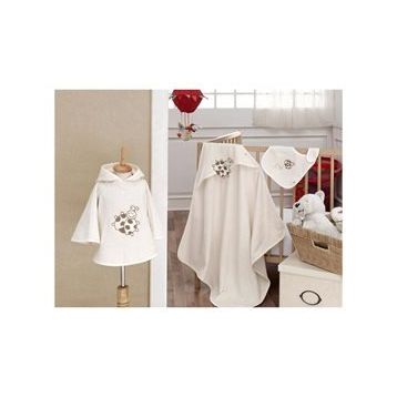Ecocotton Lady Bug Ekru Bebek Panço Seti