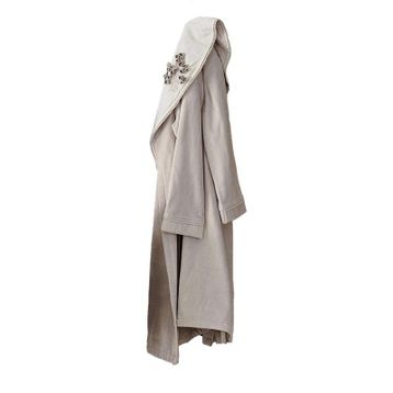 Ecocotton Masal Bej Kadın Bornoz