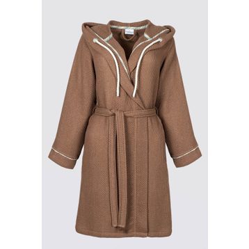 Ecocotton Naia Kahverengi Kadın Bornoz