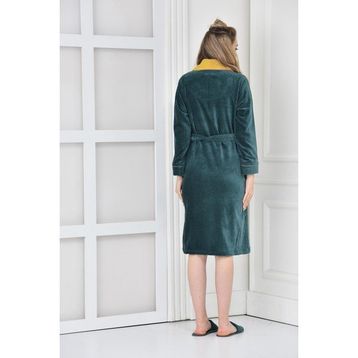 Ecocotton Pietra Yeşil Kadın Bornoz