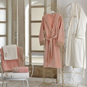 Ecocotton Tuğsen Kadın Bornoz Seti