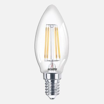 Ecolite C35 6 W Sarı 2700K E14 Filament Led Ampul