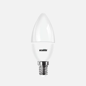 Ecolite Led C37 5 W Beyaz Mum E14 Duy Led Ampul