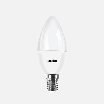 Ecolite Led C37 5 W Beyaz Mum E14 Duy Led Ampul