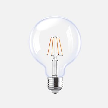 Ecolite Led Filament Globe G125 7W E27 2700K Led Ampul