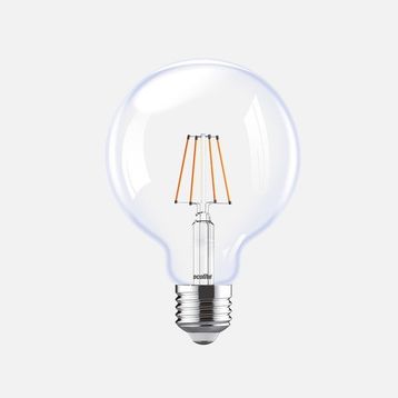 Ecolite Led Filament Globe G125 7W E27 2700K Led Ampul