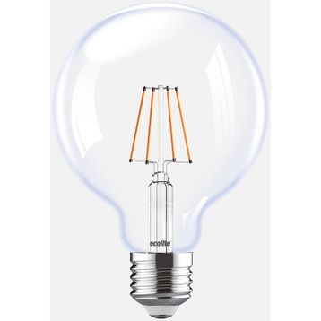 Ecolite Led Filament Globe G125 7W E27 2700K Led Ampul