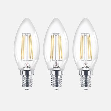 Ecolite Soft Filament C35 3'lü Paket 4W E14 2700K Led Ampul