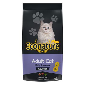 Econature Plus Balıklı Yetişkin Gurme 15 kg Kuru Kedi Maması