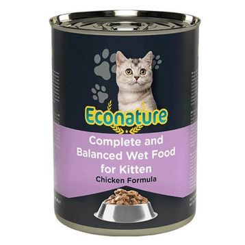 Econature Tavuk Etli 400 gr Konserve Yavru Kedi Maması