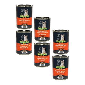 Econature Tavuk Etli Konserve Yetişkin 6 x 400 gr Kedi Maması