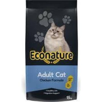 Econature Yetişkin Tavuk Etli 15 kg Kuru Kedi Maması