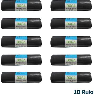 Ecoplast 400 gr 90 lt 80x110 cm 10 Adetlik 1 Rulo Battal Boy Çöp Torbası Poşeti (10 adet)