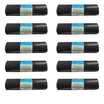 Ecoplast 400 gr 90 lt 80x110 cm 10 Adetlik 1 Rulo Battal Boy Çöp Torbası Poşeti (10 adet)