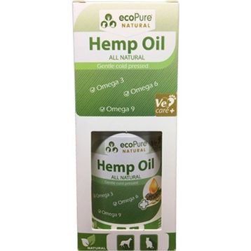 Ecopure Hemp Oil 130 ml Omega Takviyesi Keten Tohumu Yağı