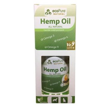 Ecopure Hemp Oil 130 ml Omega Takviyesi Keten Tohumu Yağı