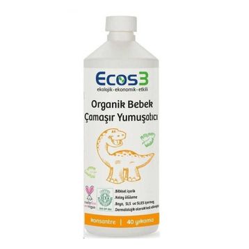 Ecos3 1000 ml Organik Bebek Çamaşır Yumuşatıcı
