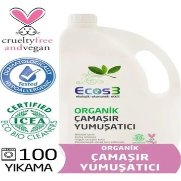 Ecos3 2500 ml Organik Çamaşır Yumuşatıcı