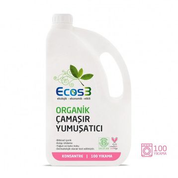 Ecos3 2500 ml Organik Çamaşır Yumuşatıcı