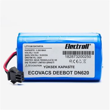 Ecovacs Deebot DN620 3200 Mah Robot Süpürge Batarya