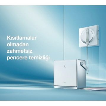 Ecovacs Winbot Pro Omni 5500PA Taşınabilir İstasyonlu Akıllı Cam Silme Robotu