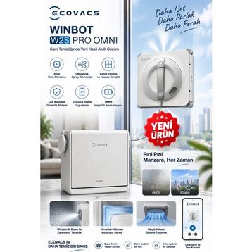 Ecovacs Winbot W2S Pro Omni Cam Silme Robotu