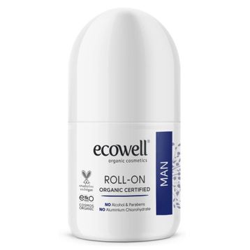 Ecowell 75 ml Erkek Organik Roll-On