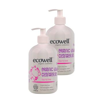 Ecowell Organik 2'li Bebek Temizleme Jeli Set