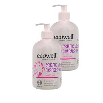 Ecowell Organik 2'li Bebek Temizleme Jeli Set