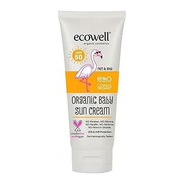 Ecowell Organik Spf 50+ 110 g Bebek Güneş Kremi